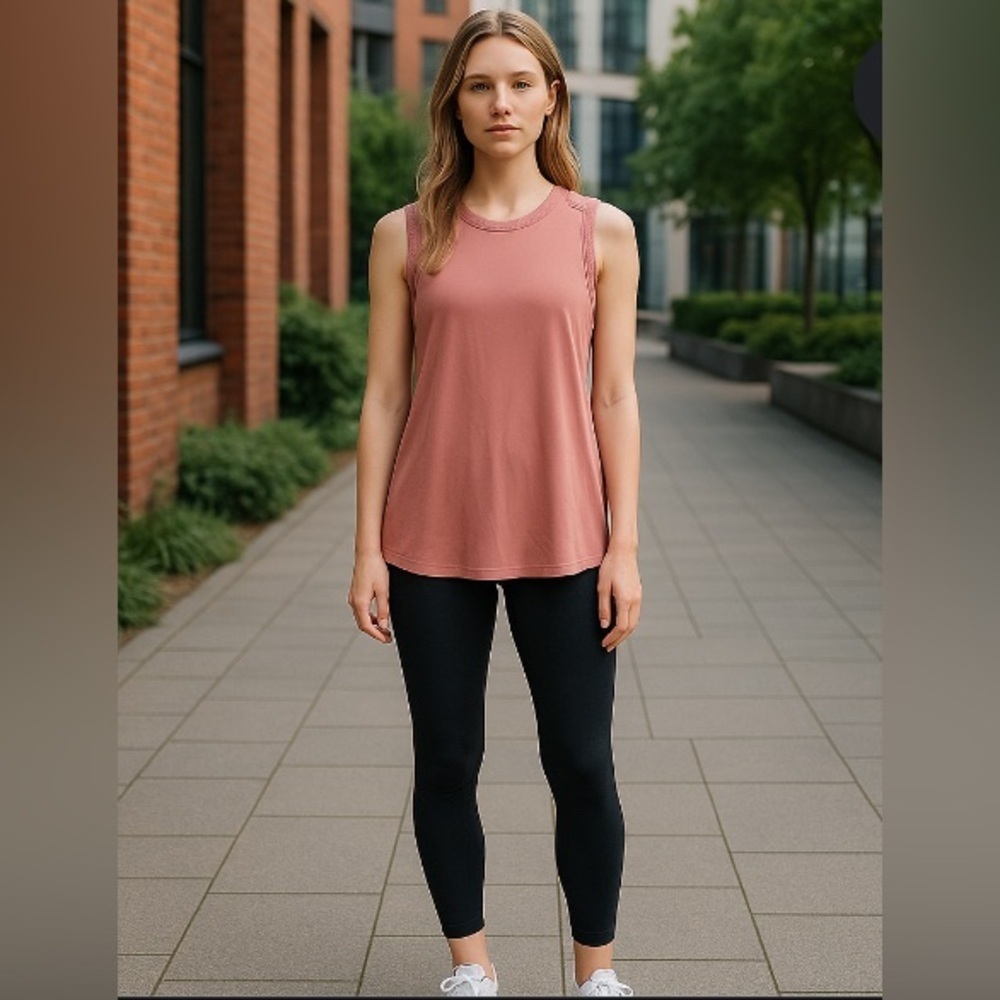 Shein Curve active pink top. Size 2XL.